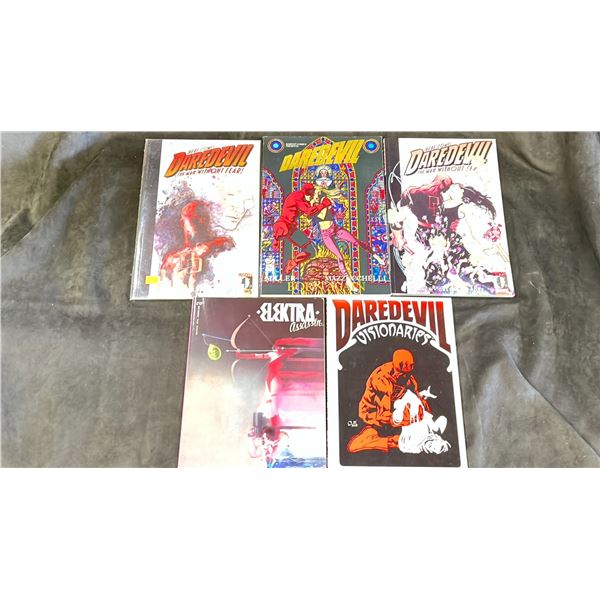 ASSORTED MARVEL DAREDEVIL & ELEKTRA COMIC BOOKS