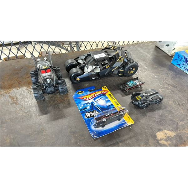 ASSORTED BATMAN MODEL CARS