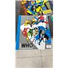 Image 2 : ASSORTED SUPER HERO COLLECTIBLES INCLUDING; COMIC BOOKS, BATMAN CALENDAR & BATMAN MOUSE PAD