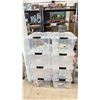 Image 1 : 8 GREENMADE 45 QUART INSTAVIEW MULTI-USE STORAGE TOTES WITH LIDS
