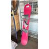 Image 1 : BURTON 55 SNOWBOARD WITH BINDINGS (MINOR BINDING & BOARD DAMAGE)