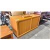 Image 1 : DANISH MODERN ROLL DOOR CABINET 53.5" X 20.5" X 29.5"