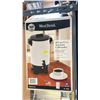 Image 3 : SHELF OF ASSORTED ITEMS INCLUDING; WESTBEND 30 CUP AUTOMATIC COFFEE MAKER, GLASS VASES, DESK CLOCK