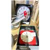 Image 2 : ASSORTED ITEMS INCLUDING; WALL CLOCK, WATER BOTTLE, KITCHEN SCALE & MORE