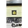 Image 2 : FRAMED PHOTO, PIN & PLAQUE OF BOBBY ORR "THE GOAL" MAY 10, 1970 17.5" X 17.5"
