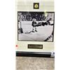 Image 3 : FRAMED PHOTO, PIN & PLAQUE OF BOBBY ORR "THE GOAL" MAY 10, 1970 17.5" X 17.5"
