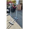 Image 2 : PORTABLE ADJUSTABLE HEIGHT CLOTHING RACK