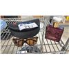 Image 1 : NYX GOLF SUNGLASSES WITH CASE & LENS REPLACEMENTS & VERSACE EROS FLAME FRAGRANCE