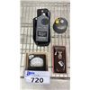Image 1 : ASSORTED MEASURING TOOLS INCLUDING; REALISTIC SOUND LEVEL METER, SAMPSON MILLIAMPERES METER, VINTAGE