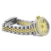 Image 7 : Rolex Ladies Two Tone Gold And Steel Champagne Index Diamond Bezel Date Wristwat