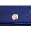 Image 5 : Chanel Blue Caviar Leather CC Button Wallet on Chain