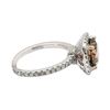 Image 2 : 2.81 ctw CENTER Diamond 14K White Gold Ring (3.57 ctw Diamonds) GIA CERTIFIED