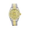 Image 2 : Rolex Mens Two Tone Yellow Gold And Stainless Steel Champagne Index Datejust Wri