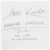 Image 2 : Measuring Potential - New York by Kostabi Original