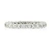 Image 7 : Classic 14k White Gold 1.60 ctw Shared Prong Set Round Diamond Eternity Band Rin