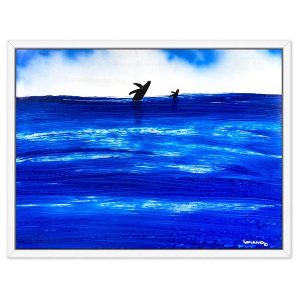 Humpback and Calf by Wyland Original