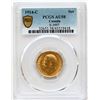Image 2 : 1914-C Gold Sovereign PCGS Choice About Uncirculated-58.  A better date.