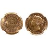Image 1 : Nfld $2 Gold 1882H NGC Choice Mint State-62 Brilliant and lustrous.