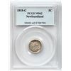 Image 2 : Nfld 1919-C 5¢ PCGS Choice Mint State-62 Brilliant and lustrous with just a hint of golden tone.