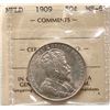 Image 2 : Nfld 1909 50¢ ICCS Choice Mint State-63 Fully brilliant and lustrous.