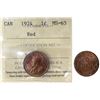 1924 1¢ ICCS Choice Mint State-63 Red 65% lustre.  A nice example.