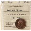 Image 2 : 1951 1¢ ICCS Choice SPECIMEN-64 RB