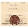 Image 2 : 1953 1¢ SF ICCS Gem Mint State-65RED. A beauty!  Among the best examples seen!  Very scarce in top c