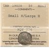 Image 2 : 1902H 5¢ "Small H/Large H" ICCS Choice Mint State-63.  Important variety in this series and very rar