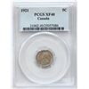 Image 2 : 1921 5¢ PCGS Extra Fine-40 "The Prince of Canadian Coins"    Brilliant and lustrous example.  A very