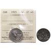 Image 1 : 1925 5¢ ICCS Choice Extra Fine-45 Lustrous.