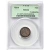 Image 2 : 1904 10¢ PCGS Choice Mint State-62 Lightly toned.