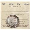Image 2 : 1936 25¢ ICCS Choice Mint State-64 brilliant and lustrous with a hint of golden tone.