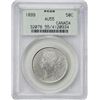 Image 2 : 1899 50¢ PCGS Choice About Uncirculated-55  Brilliant and lustrous example.  Another rare key date, 