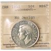 Image 2 : 1950 50¢ "No Design" ICCS Choice Mint State-63, Blast white example.  A nice piece.