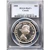 Image 2 : 1955 $1  PCGS Superb Proof-Like-67+ with light Cameo.  A superior example.