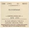 Image 3 : 1961 $1 "Arrow Head" ICCS Choice Mint State-63.  Sought after variety.