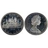Image 1 : 1966 $1 "Small Beads" PCGS PL/Gem Mint State-65, Brilliant and lustrous.  Rare and desirable.