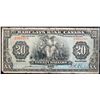 Barclays Bank of Canada 1929 $20 #C001248 PMG Choice Fine-15 minor issues.  Rare and seldom offered.