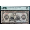 Image 2 : Barclays Bank of Canada 1929 $20 #C001248 PMG Choice Fine-15 minor issues.  Rare and seldom offered.