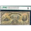 Image 3 : The Dominion Bank;  1909 $20 #054083 CH-220-20-04, PMG Very Good-8 with border issues.