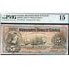 Image 3 : The Merchants Bank of Canada;  1900 $5 #897101 CH-460-14-04, PMG Choice Fine-15.