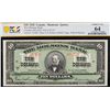 Image 3 : The Molsons Bank 1922 $10 #055822 CH-490-40-04 PCGS Choice Uncirculated-64