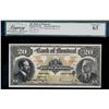 Image 2 : The Bank of Montreal 1914 $20 255294 CH-505-54-12 Legacy Currency Grading Choice Uncirculated-63.  A