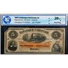Image 3 : La Banque Nationale 1897 $5  #794819 CH-510-20-04 ¨No Line¨WMG Very Fine-20 Piece missing and other 
