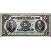 The Bank of Nova Scotia 1918 $5 CH-550-30-02 314168 Legacy Currency Grading Choice Very Fine-25.  Sc