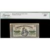 1870 25¢ "Shinplaster" DC-1c Legacy Currency Grading Extra Fine-40 minor pinholes