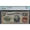 1882 $4 DC-10 #290206 Legacy Currency Grading Very Fine-20 with minor issues.   Bright and attractiv