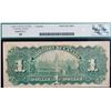 Image 2 : 1897 $1 DC-12 #533395 Legacy Very Fine-20 with issues.