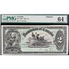 Image 2 : 1897 $2 DC-14aP "Front Proof"  PMG Choice Uncirculated-64.  Very scarce and seldom offered as Proof.