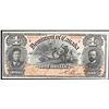 1898 $1 DC-13c #293820 PMG Choice Uncirculated-62 Minor repair.  A bright, crisp and original exampl